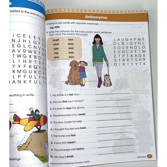 School Zone - Big Third Grade Workbook - 320 Pages Ages 8 to 9 3rd Grade Read... - Picture 5 of 13